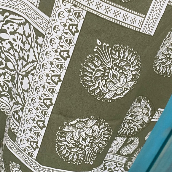 NWOT Shein Girl’s Olive Green/White Patterned Tunic Camisole -8/9Y - Picture 7 of 9